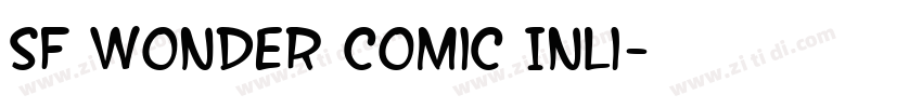 SF Wonder Comic Inli字体转换